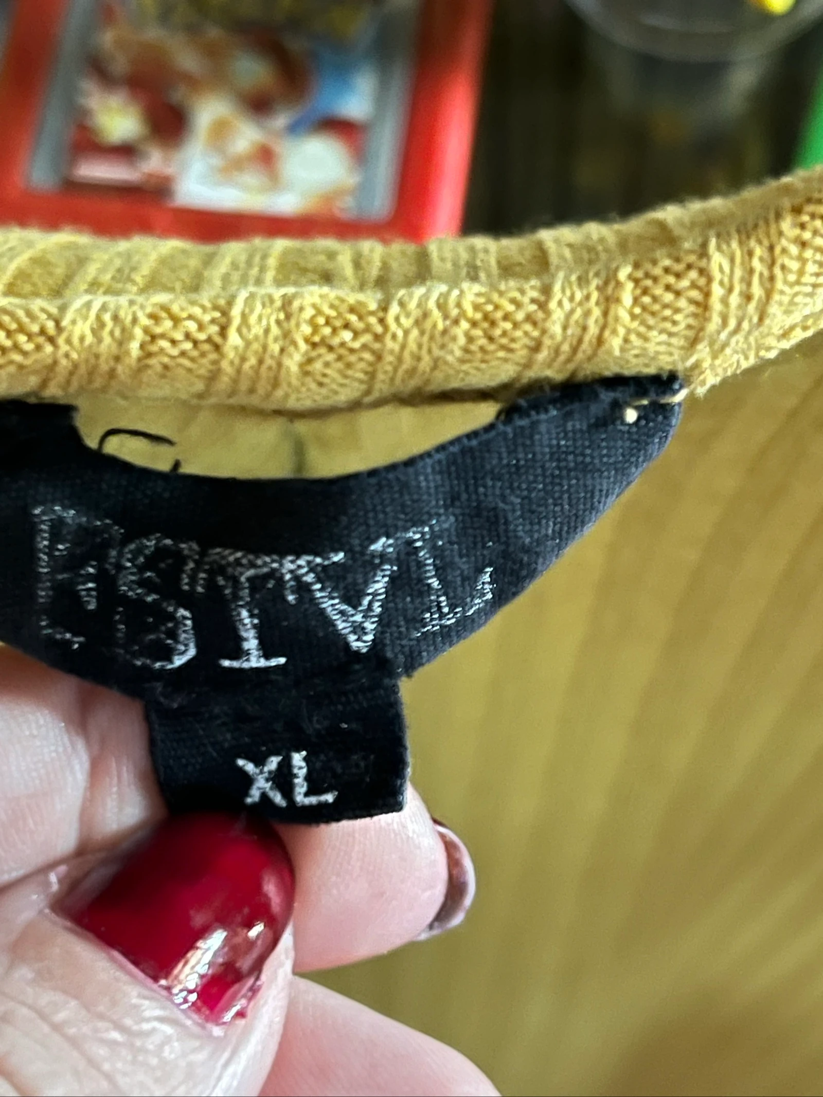 MS Mode Estival: Blusa mostarda mangas morcego – photo 3